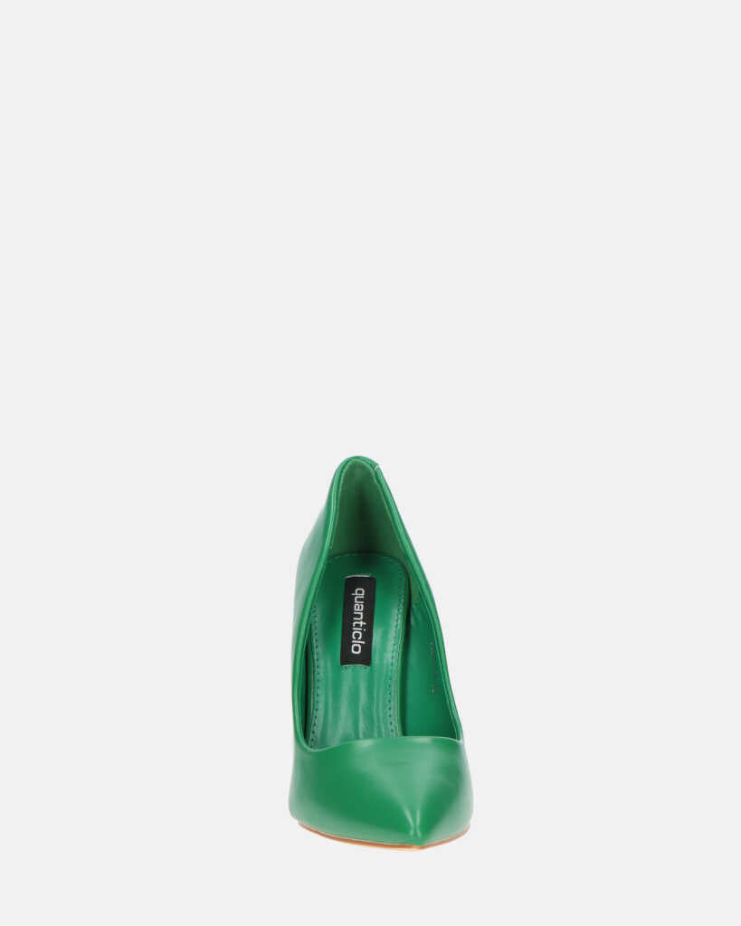 CONSUELO - decollete in PU verde
