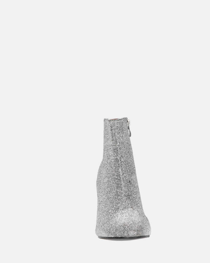 IRENE - stivaletto in glitter grigio