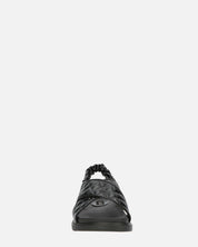 MICH - sandali neri con ecopelle padded