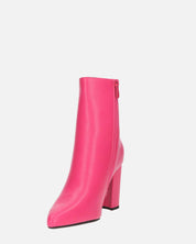 OLIVIA - stivaletti con cerniera in PU fucsia