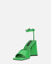 KUBRA - sandali con cinturino in ecopelle verde