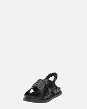 MICH - sandali neri con ecopelle padded