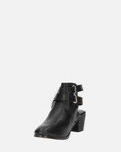 NELL - scarpa con tacco e fibbie in nero