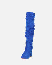JONITTA - stivale alto con tacco in blu