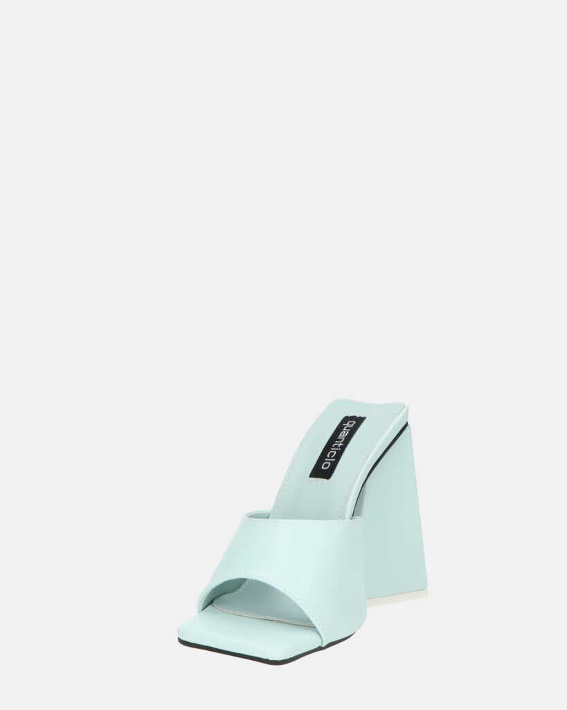 BUKET - sandali con tacco celeste