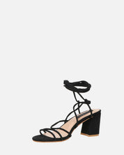 TALIA - sandales à talons en glitter noires