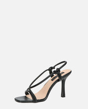 RAFA - sandales à talons en pu noir