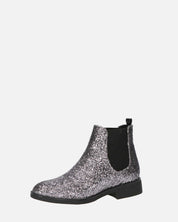 SOPHIE - stivaletto stile chelsea in glitter grigio
