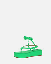 YULIYA - sandali platform verde