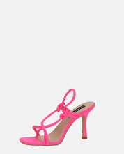 RAFA - sandali con tacco in lycra fuchsia
