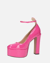 SOLEIL - scarpe con tacco alto in glassy fuchsia