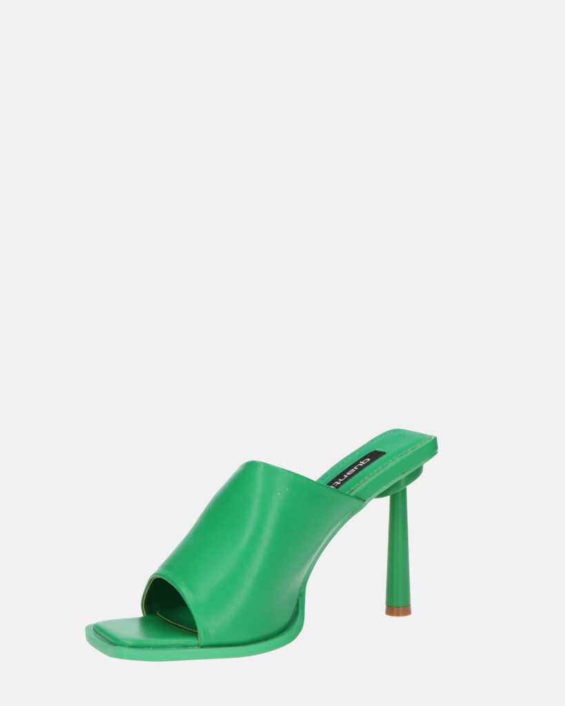 MIRANDA - scarpe verdi con tacchi a spillo