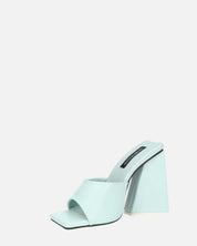 BUKET - sandali con tacco celeste