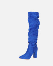 JONITTA - stivale alto con tacco in blu