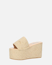 ALEXANDRA - sandalo platform in beige