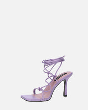 DOLLY - tacco a spillo violetto con lacci