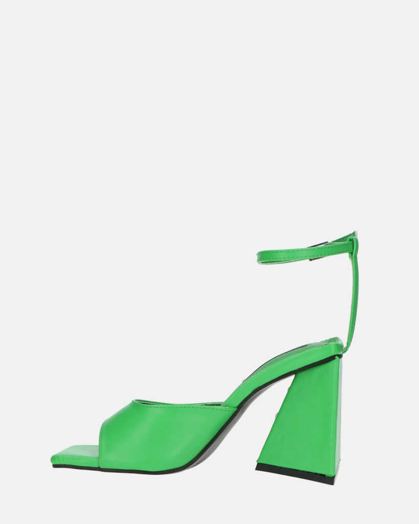 KUBRA - sandali con cinturino in ecopelle verde
