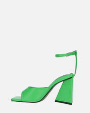 KUBRA - sandali con cinturino in ecopelle verde