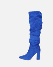 JONITTA - stivale alto con tacco in blu
