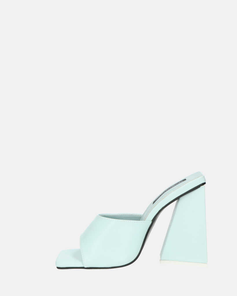 BUKET - sandali con tacco celeste