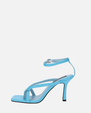 ADELE - sandalo infradito con tacco blu