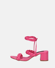 TARISAI - sandali fuchsia in ecopelle con lacci