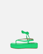 YULIYA - sandali platform verde
