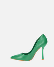 CONSUELO - decollete in PU verde