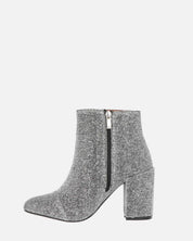 IRENE - stivaletto in glitter grigio