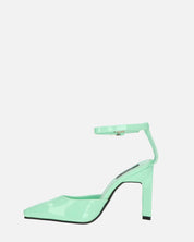 LUDWIKA - chaussures à talon et bride en glassy vert