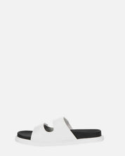 NUHA - sandali bianchi con chiusure in velcro