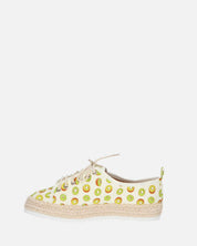 CHALICE - espadrillas con kiwi stampati