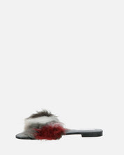 STEFFI - slider in ecopelliccia multicolor