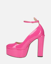 SOLEIL - scarpe con tacco alto in glassy fuchsia