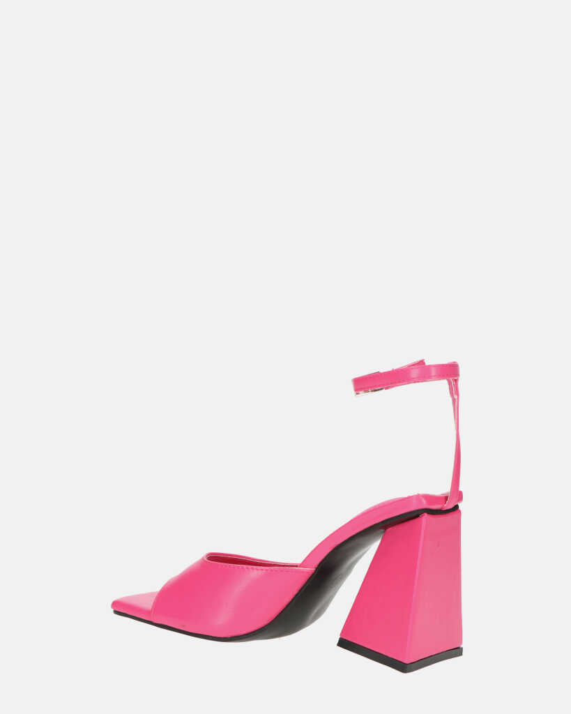 KUBRA - sandali con cinturino in ecopelle rosa