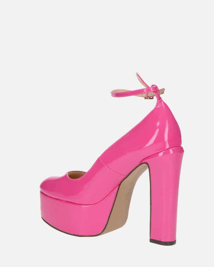 SOLEIL - scarpe con tacco alto in glassy fuchsia