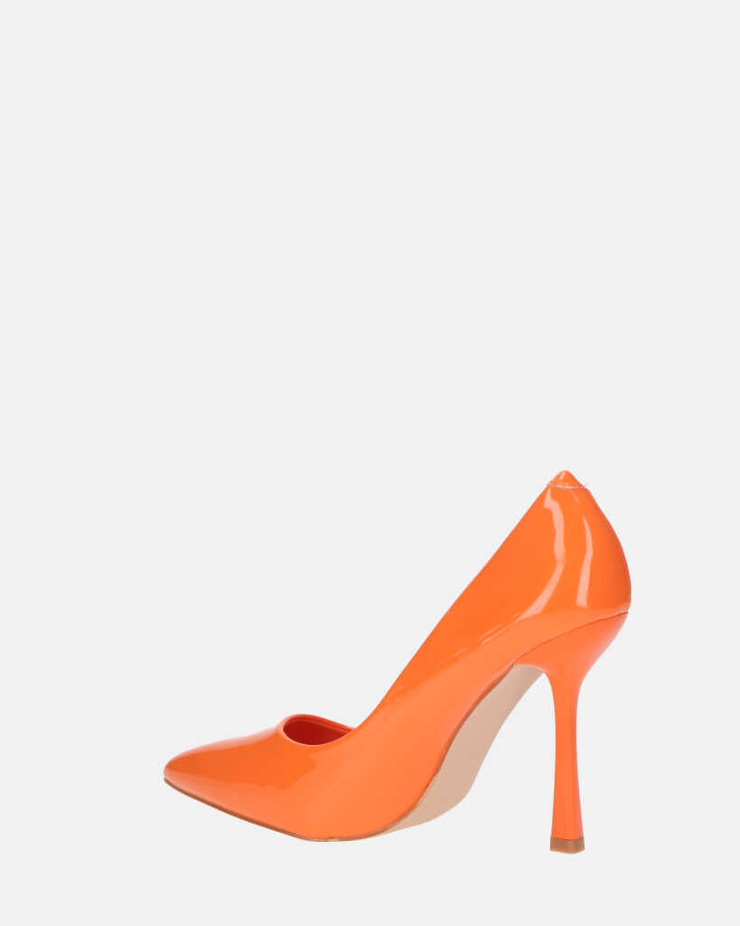 THISBE - decollete in glassy arancio