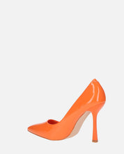 THISBE - decollete in glassy arancio