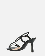 RAFA - sandales à talons en pu noir