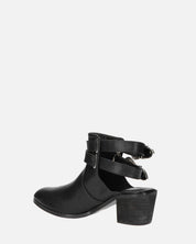NELL - scarpa con tacco e fibbie in nero