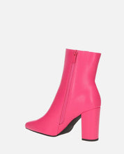 OLIVIA - stivaletti con cerniera in PU fucsia