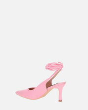 IOLE - scarpe con tacco a spillo in lycra rosa