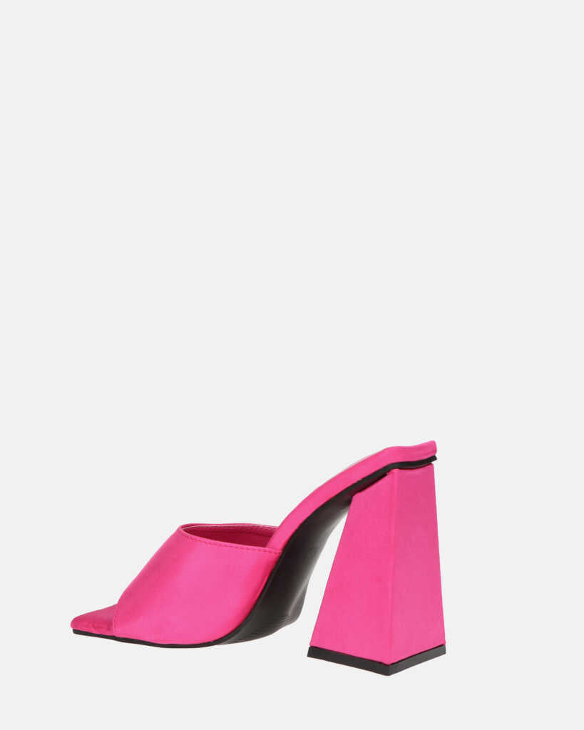 BUKET - sandali con tacco fucsia