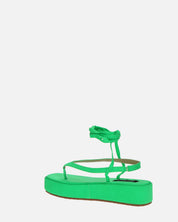 YULIYA - sandali platform verde