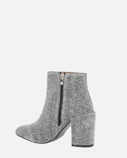 IRENE - stivaletto in glitter grigio