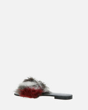 STEFFI - slider in ecopelliccia multicolor