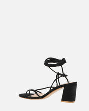 TALIA - sandales à talons en glitter noires