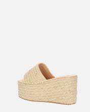 ALEXANDRA - sandalo platform in beige