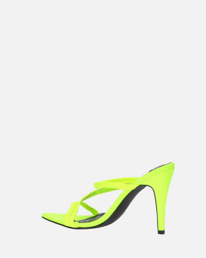 JUDY - tacco a spillo giallo fluo