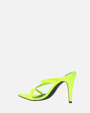 JUDY - tacco a spillo giallo fluo